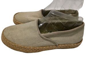 Tommy Bahama Shoes Womans 8.5 Tan Angel Fish Canvas Jute Casual Loafer Slip On